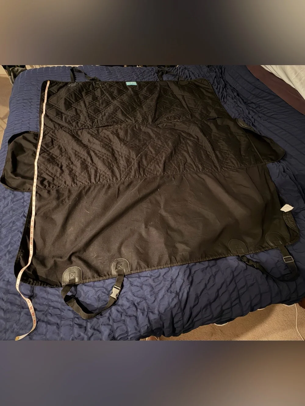 Duke & Dixie USED Black Waterproof Hammock Backseat Car Cover